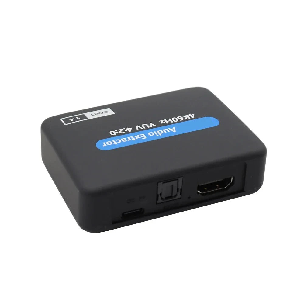 HDMI-compatible Audio Extractor 4K X 2K HDMItoHDMI Optical TOSLINK SPDIF + 3.5mm Stereo Extractor Audio Splitter with usb cable