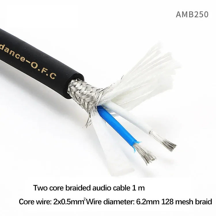Microphone Audio Cable HIFI Balanced XLR Dual Core Shielded Cable Electronic Organ Guitar Mixer Noise Cancelling Signal Cable