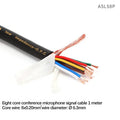 Microphone Audio Cable HIFI Balanced XLR Dual Core Shielded Cable Electronic Organ Guitar Mixer Noise Cancelling Signal Cable