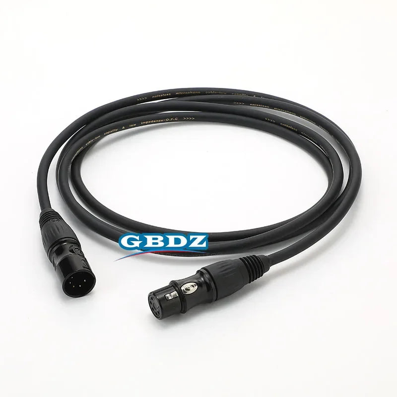 Microphone Audio Cable HIFI Balanced XLR Dual Core Shielded Cable Electronic Organ Guitar Mixer Noise Cancelling Signal Cable