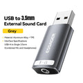 Essager USB Sound Card External 3.5mm USB Adapter Mic Headphone  Audio  Adapter Speaker Interface For Laptop Computer PS5 PS4