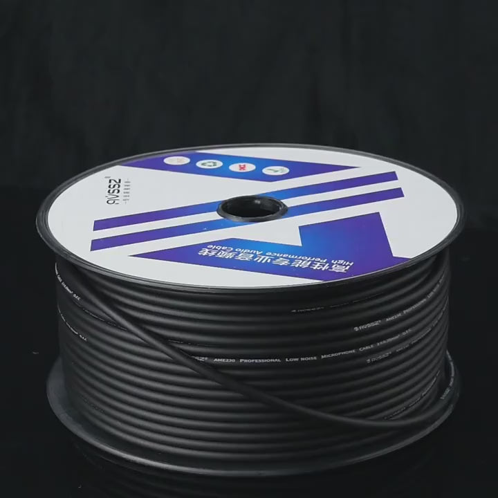 Microphone Audio Cable HIFI Balanced XLR Dual Core Shielded Cable Electronic Organ Guitar Mixer Noise Cancelling Signal Cable